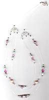 Sterling Silver Swarovski Crystal Illusion Necklace