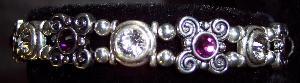 Sold Swarovski Amethyst & Crystal Bracelet