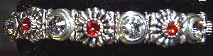 Swarovski Siam & Crystal Bracelet