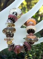 Cherry Quartz Stretch Bracelet