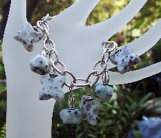Sesame Jasper Dangle Bracelet