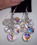 Fire Polished Crystal Drop Earrings