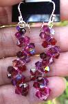 Swarovski Crystal Angled Weave Earrings