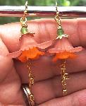 Acrylic Flower Drop Earrings