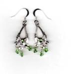Sold  Swarovski Peridot Crystal teardrops