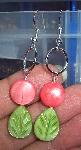 Dyed Shell Earrings