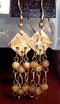 Sold Natural Shell Chandelier Earrings