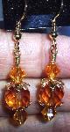 Swarovski Crystal & Faceted Glass Ornament Earrings