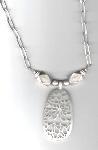 Silver Medallion Necklace