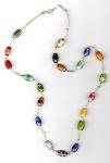 Knotted Chevron Bead Necklace