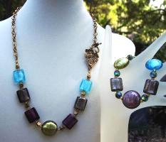 Sold   Wine Country Necklace & Bracelet Set