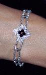 Swarovski Crystal Hand Sewn Bracelet